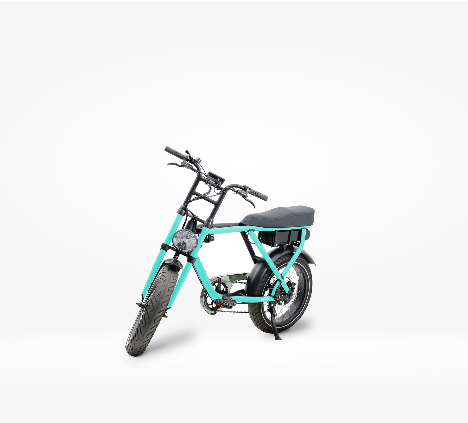 Knaap bike met turquoise wrap