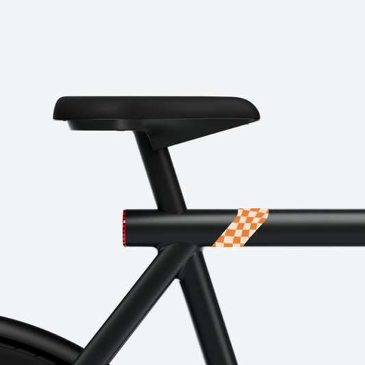 VanMoof Sticker - Warp Check Orange