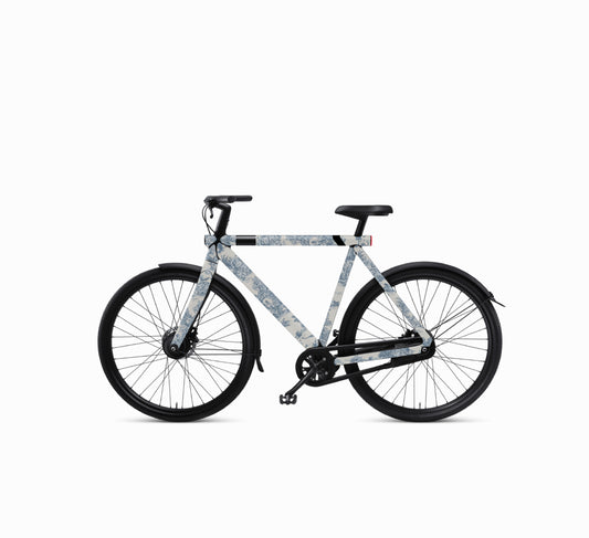 VanMoof S2/S3 wrap kit - Blue Toile de Jouy