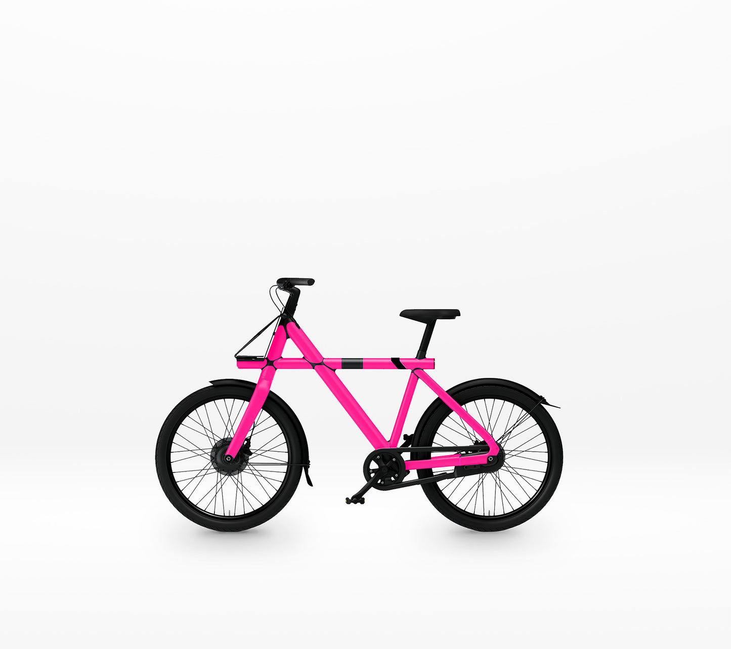 VanMoof X2/X3 met fel roze wrap